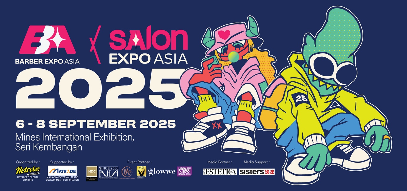 A poster for the salon expo asia in 2025