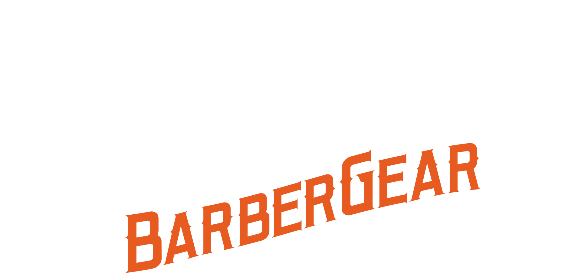 The logo for barbergear is orange on a white background.