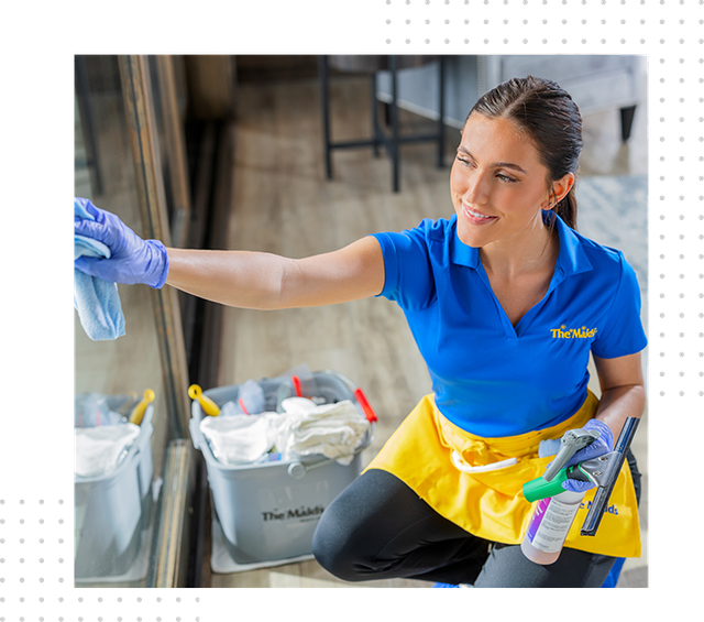 House cleaning service, home laundry and housework cleaners