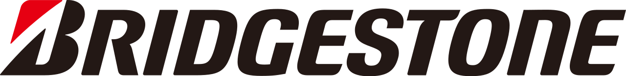 Bridgestone logo in red and black on a white background