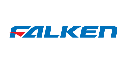 FALKEN tire brand logo in blue text with a red arrow.