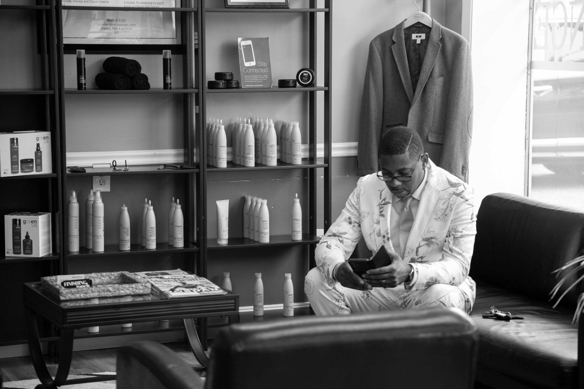 finishing touch mens grooming interior  waterbury ct