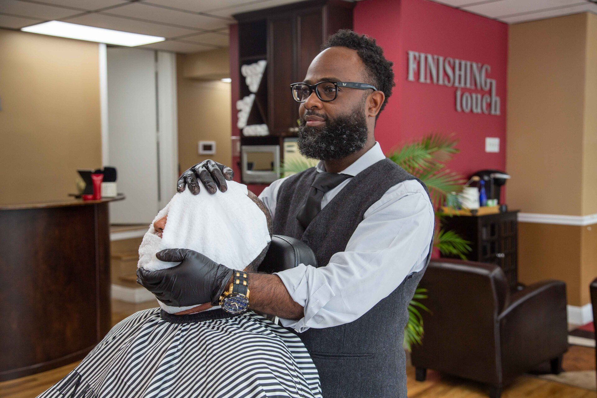 finishing touch mens grooming hot towel waterbury ct
