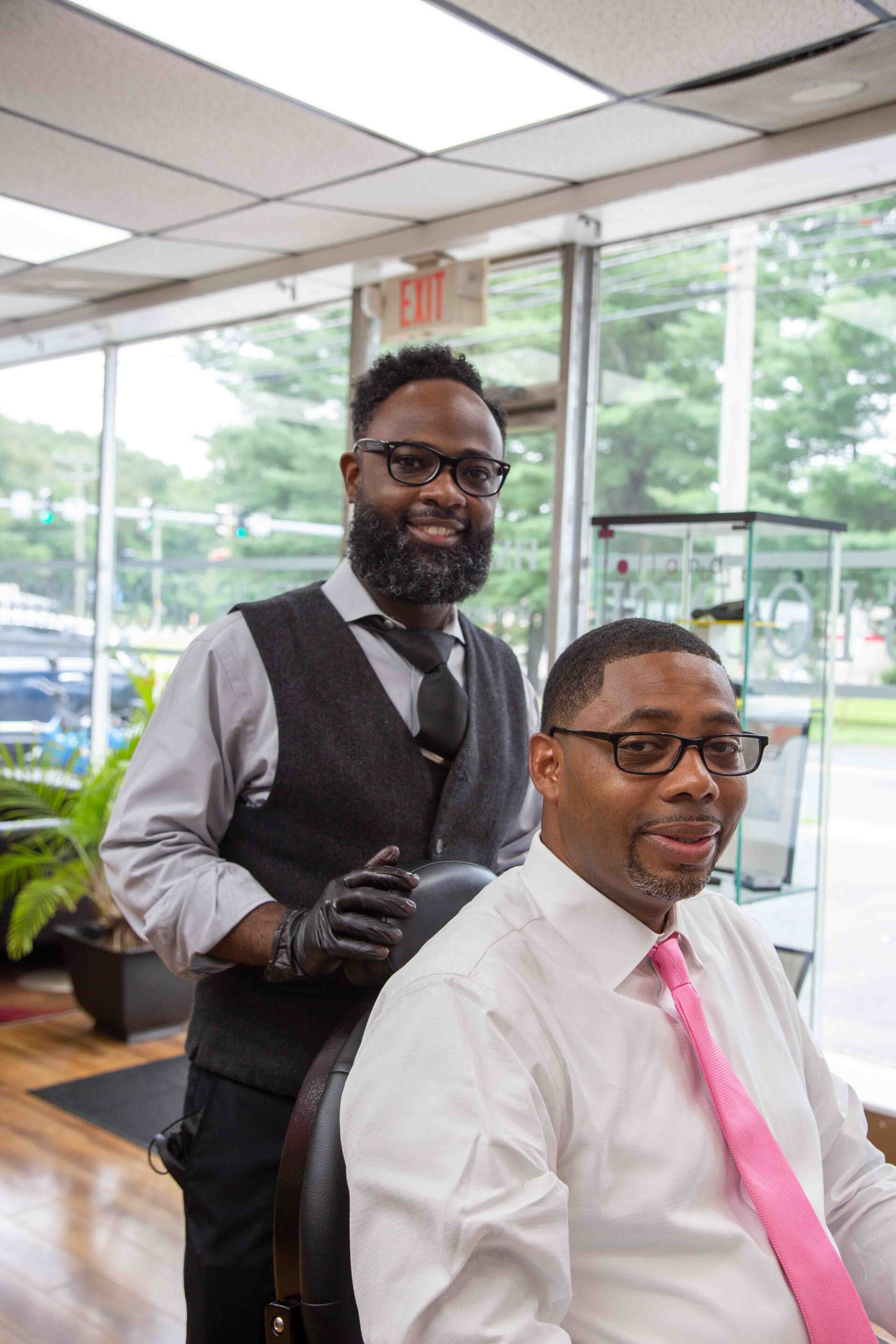 mens haircut