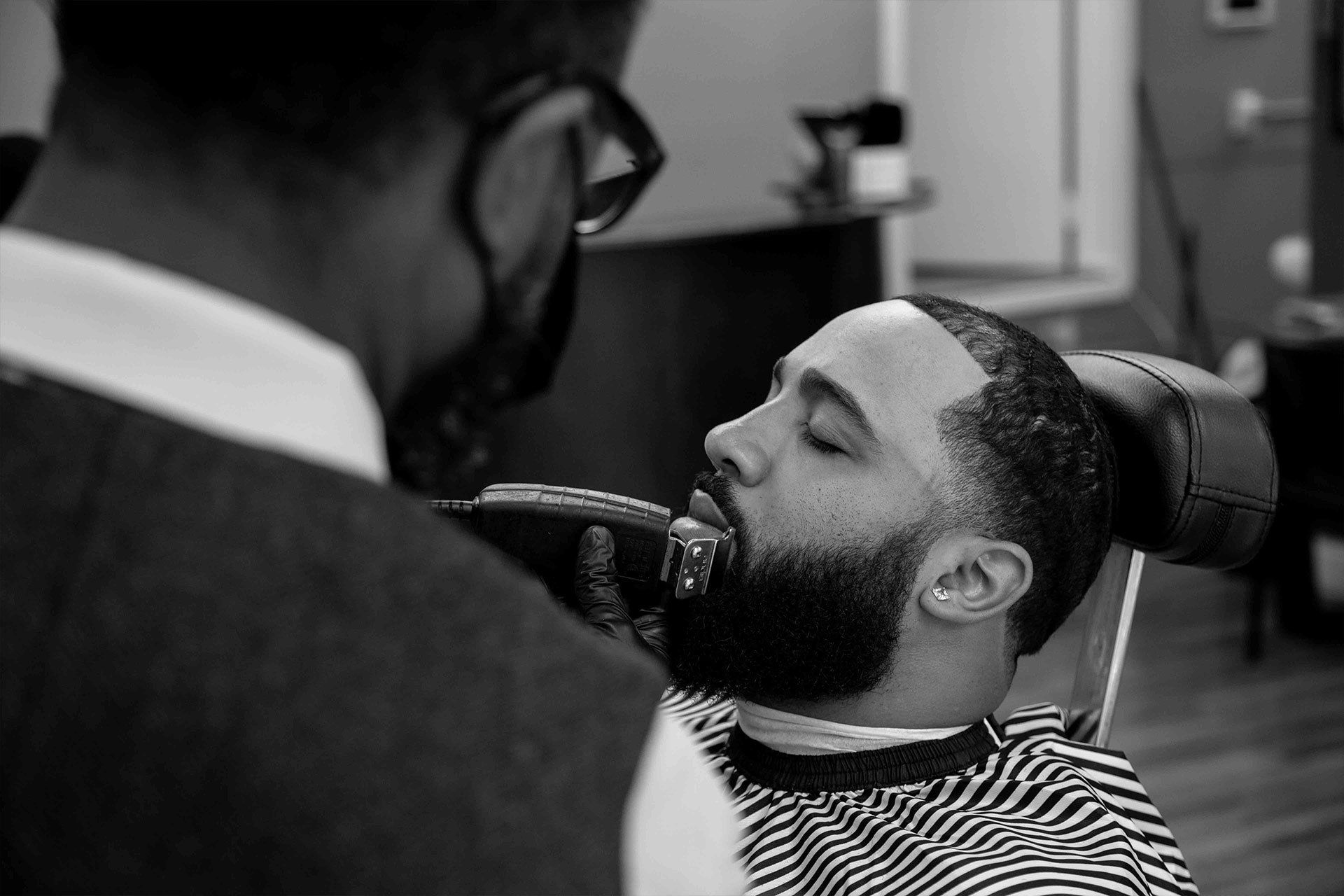 finishing touch mens grooming lounge finished haircut