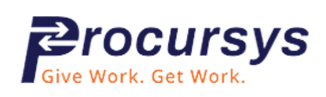 The logo for procursys give work get work