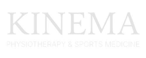 KINEMA logo with the tagline “PROSTHETIC & SPORTS MEDICINE” in white on a light background