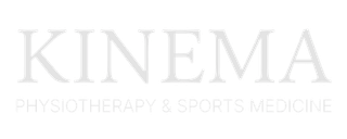 KINEMA PROSTHETIKAY & SPORTS MEDICINE logo in light gray on a white background