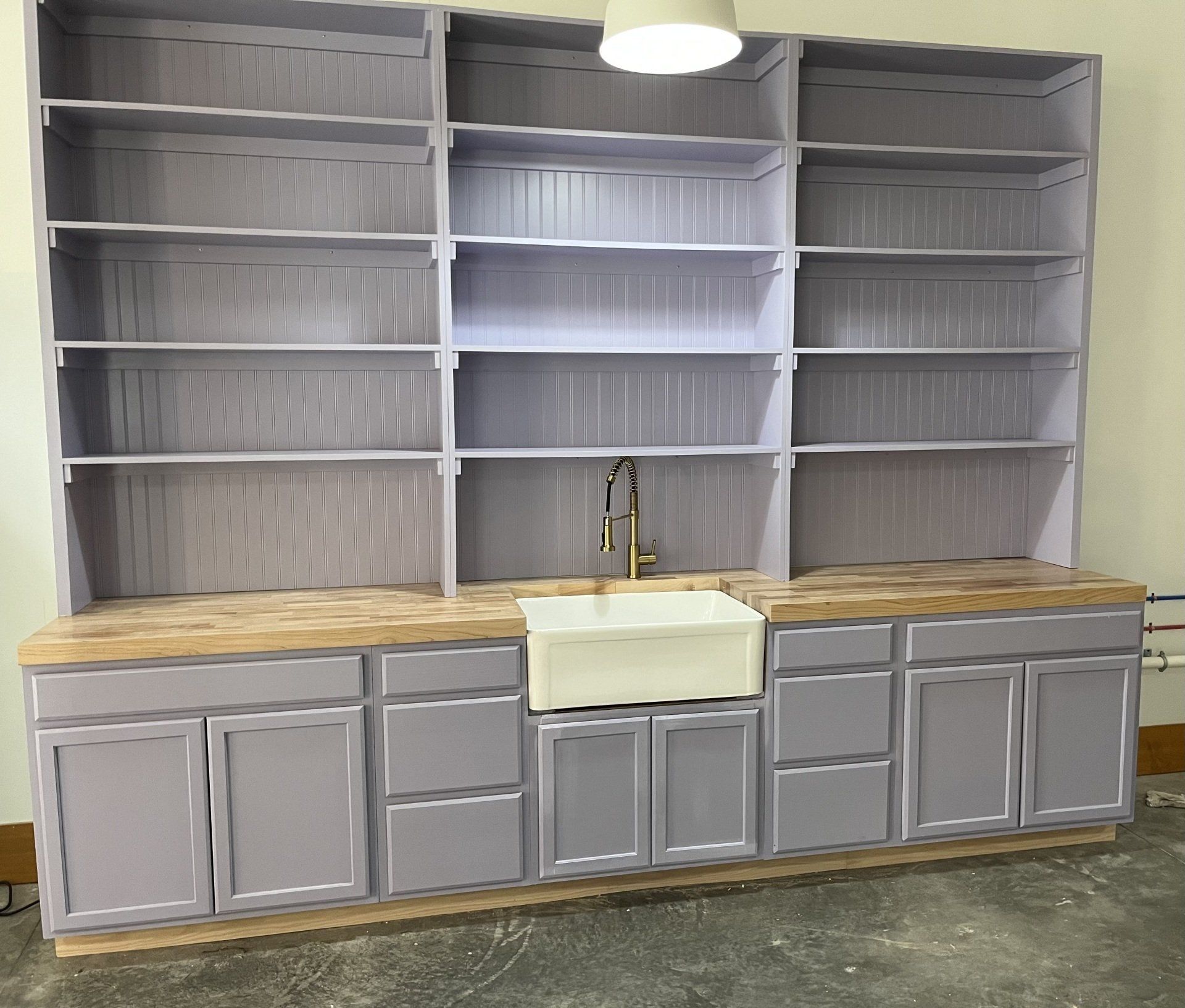 Built-In Shelving Cabinet