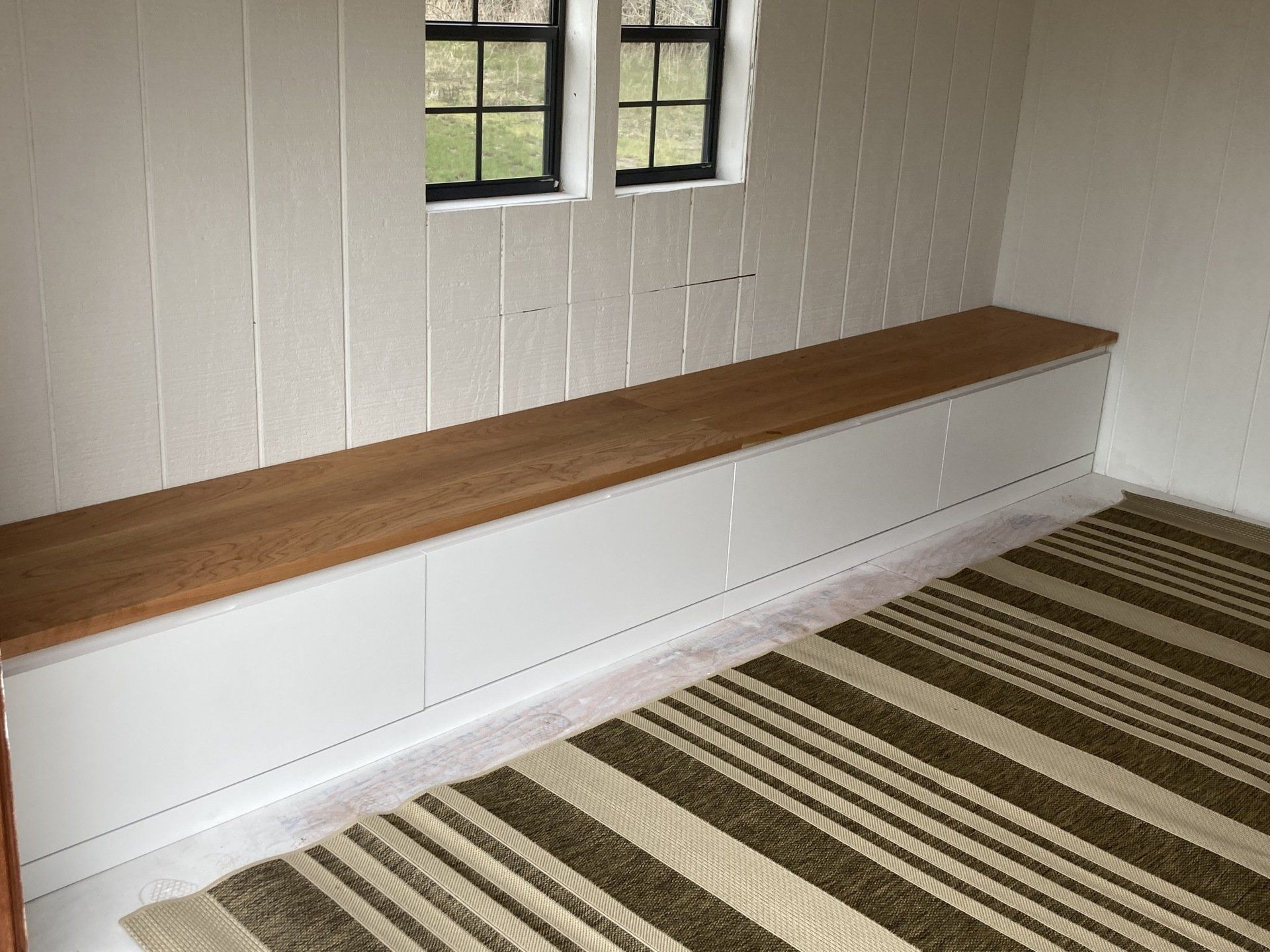 Built-In Storage Bench