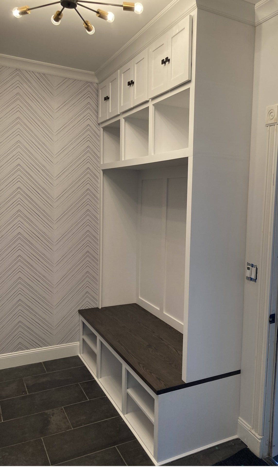 Hall Tree Bench & Cabinets