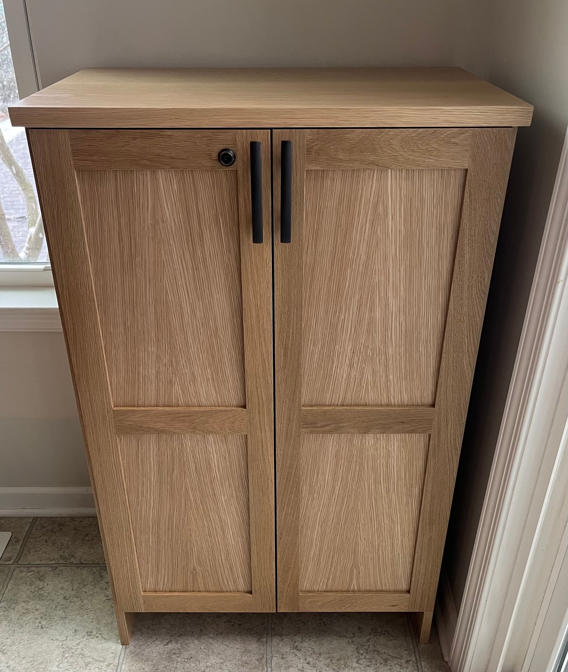 White Oak Bar Cabinet