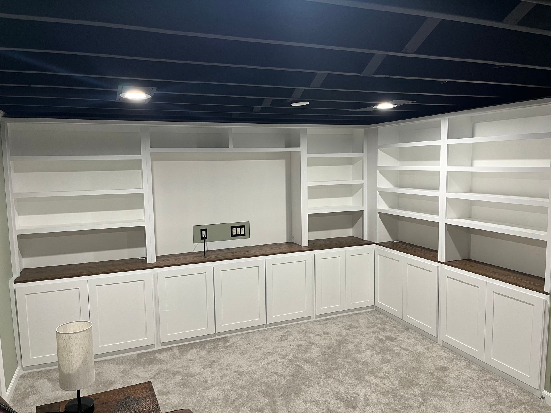 Basement Wraparound Built-In