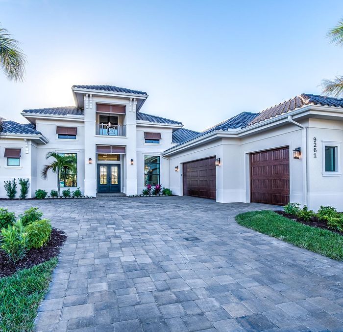 Big House With Garage — Naples, FL — Access Garage Doors Of Naples Florida
