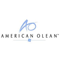 American Olean logo: light blue 