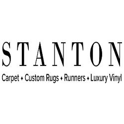 Stanton logo: Black text with 