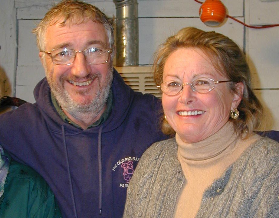 John and Geri Della Bosca at home in 2006.