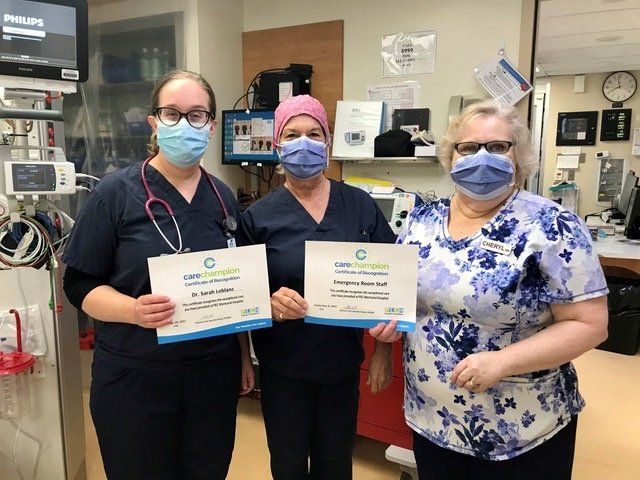 Dr. LeBlanc and Care Champions