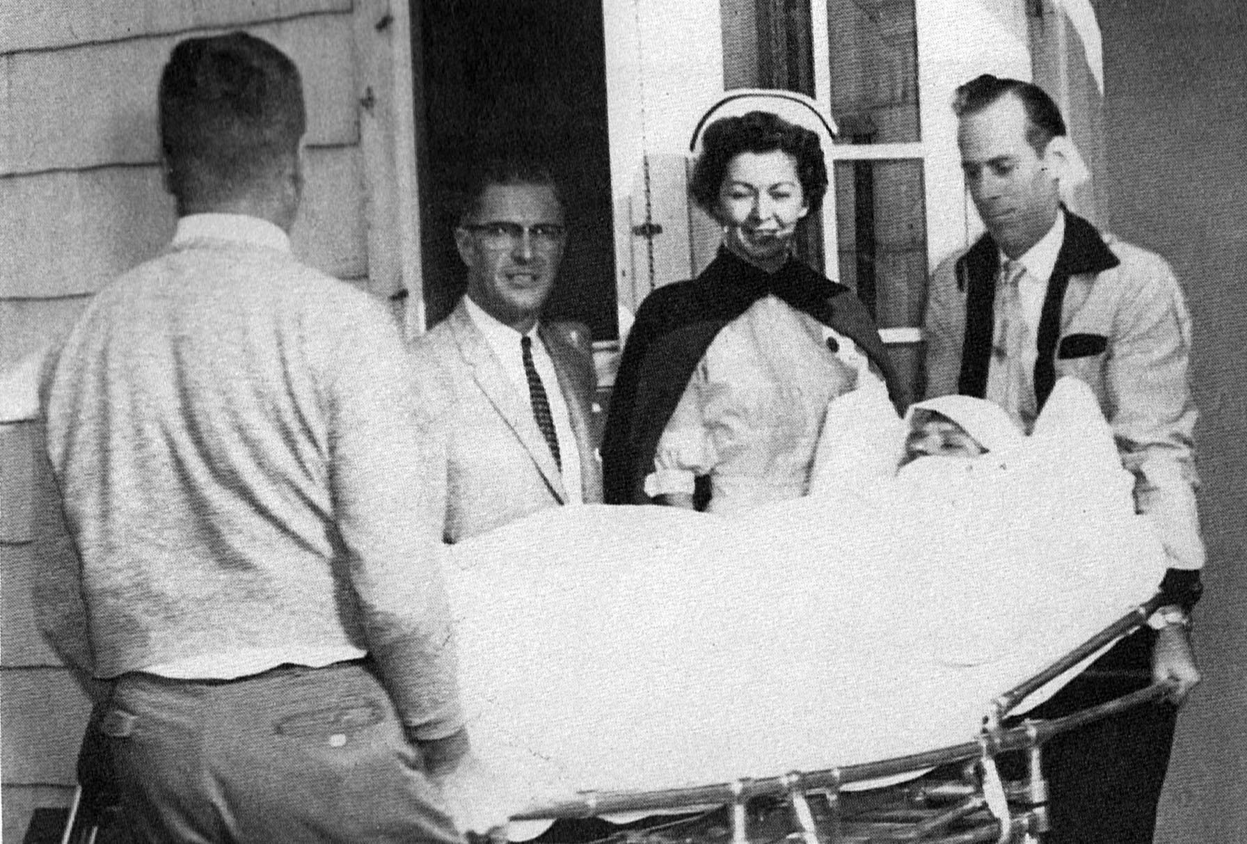 transporting patient