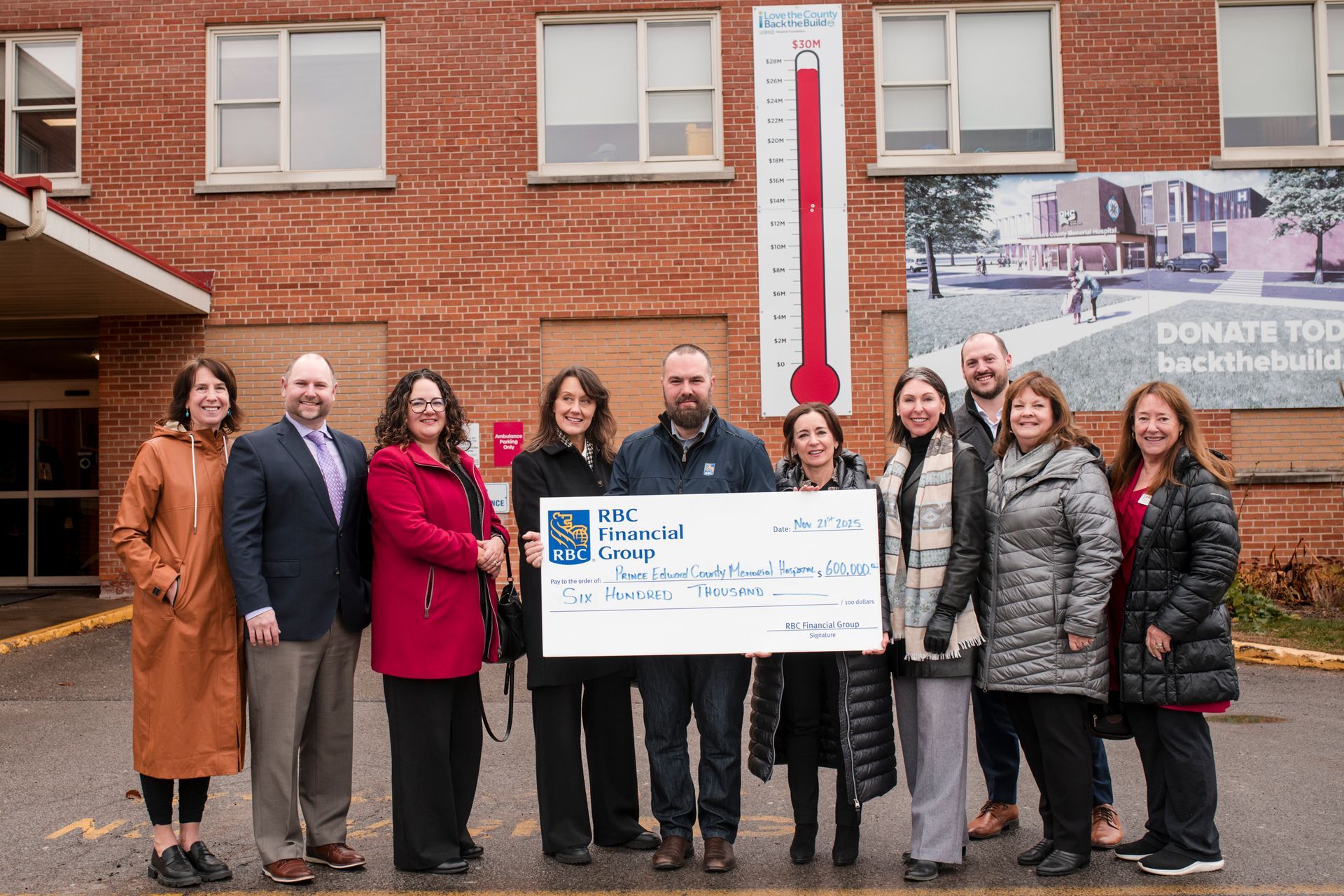 RBC Foundation Invests $600,000 in New Hospital for Prince Edward County