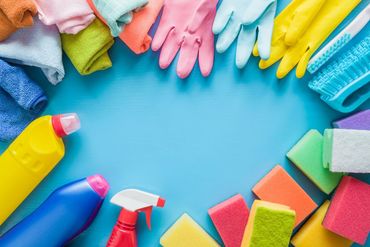 Colourful Cleaning Products