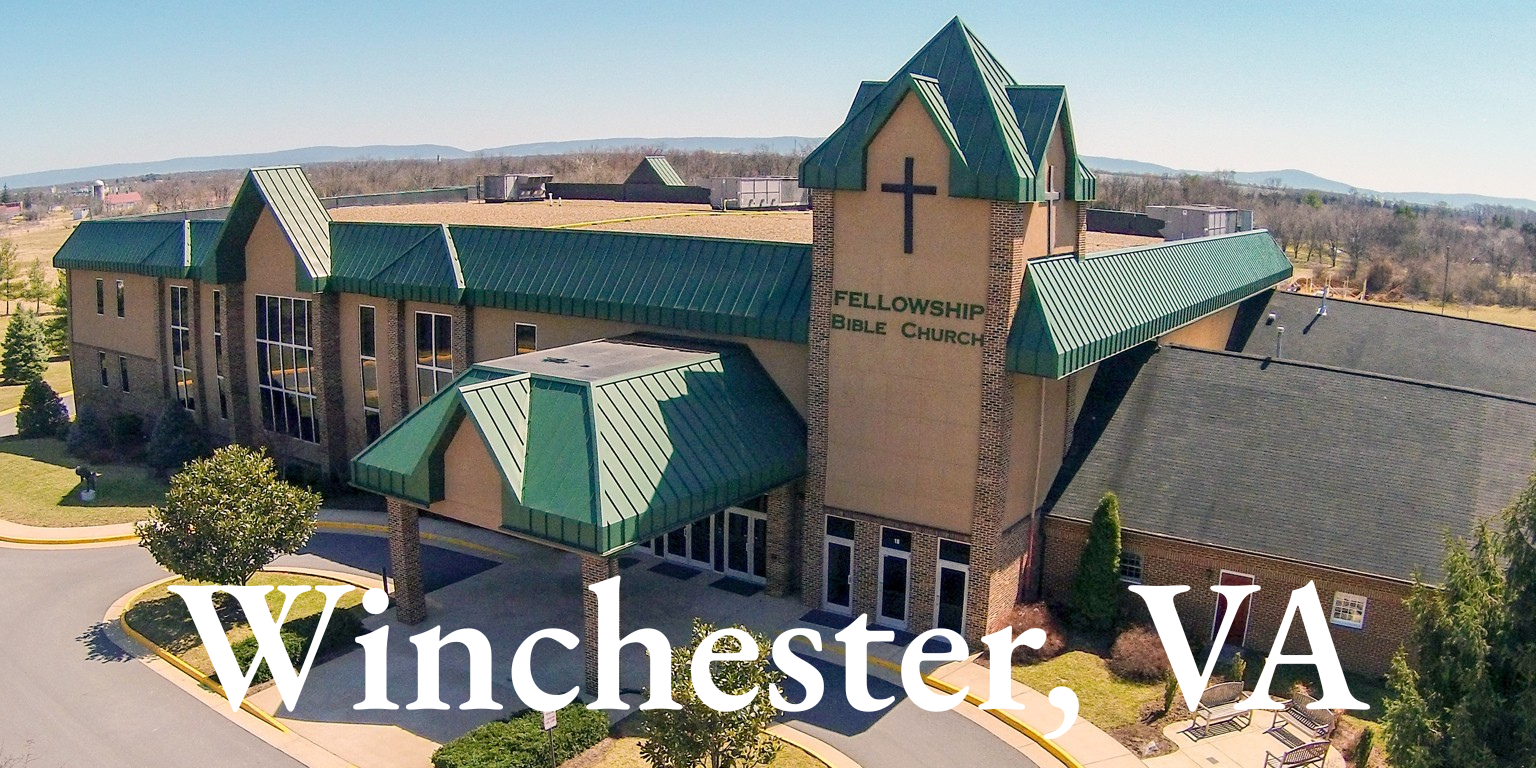An aerial view of a church in winchester va
