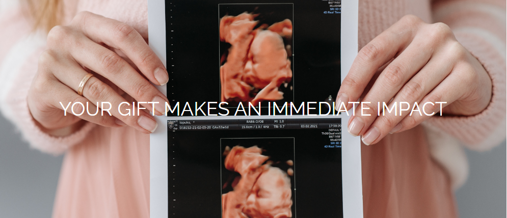 A graphic showing the number of pregnancy tests and ultrasounds