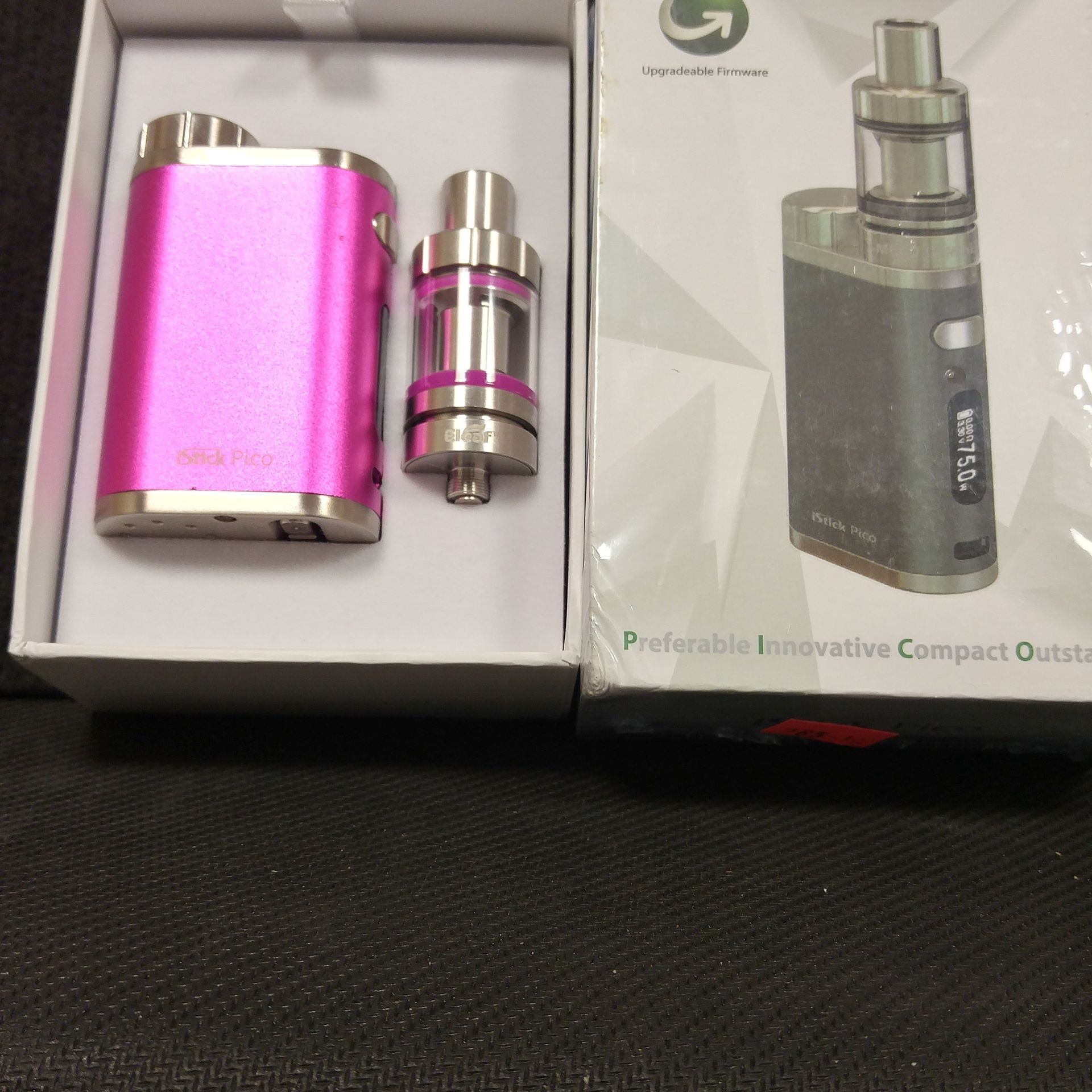 E-cigarettes in a box