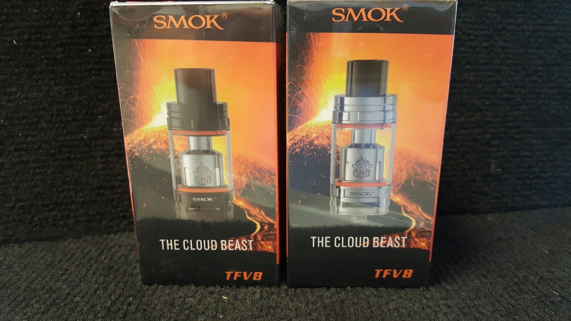 Two boxes of smok the cloud beast tfv8