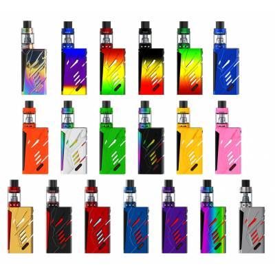 There are many different colors of electronic cigarettes