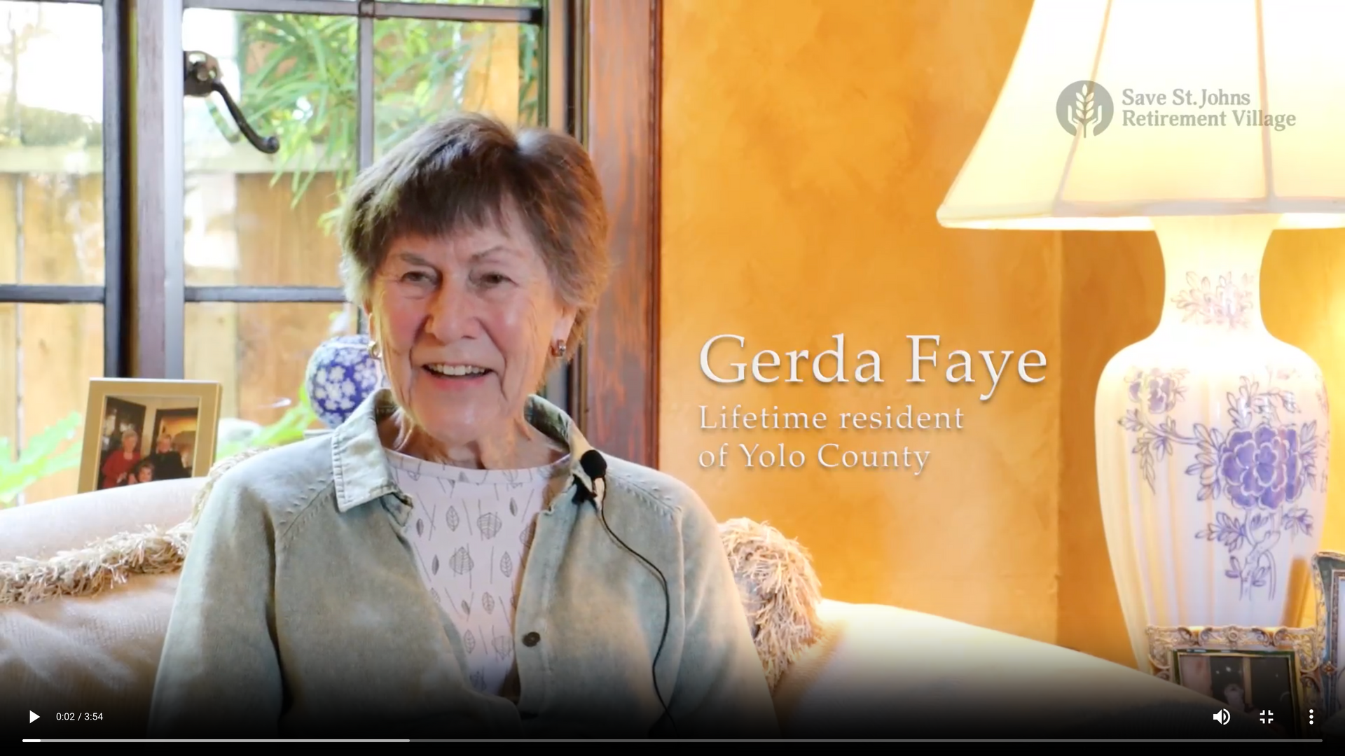 Gerda Faye Speaking abour St. Johns