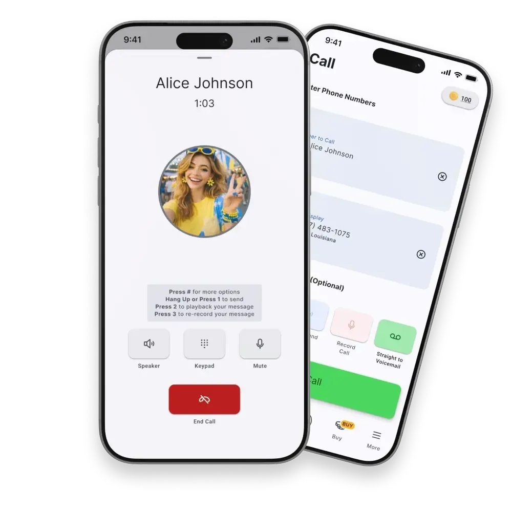 CALL STRAIGHT TO VOICEMAIL