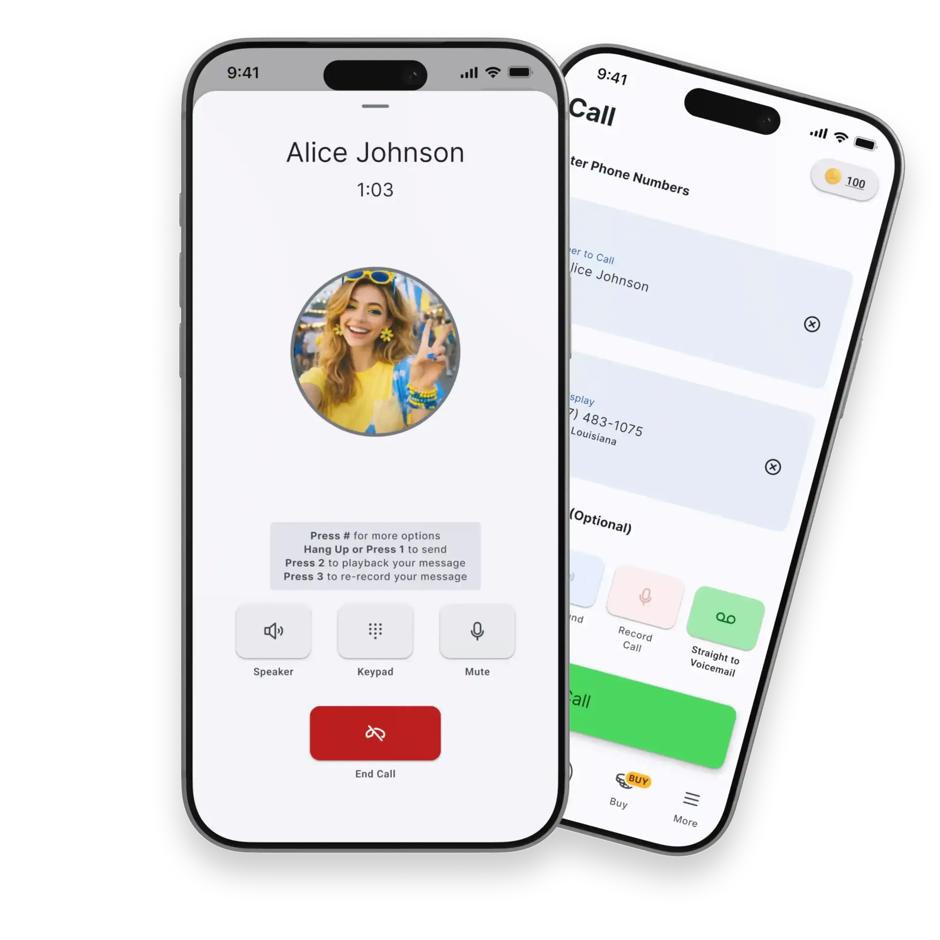 CALL STRAIGHT TO VOICEMAIL