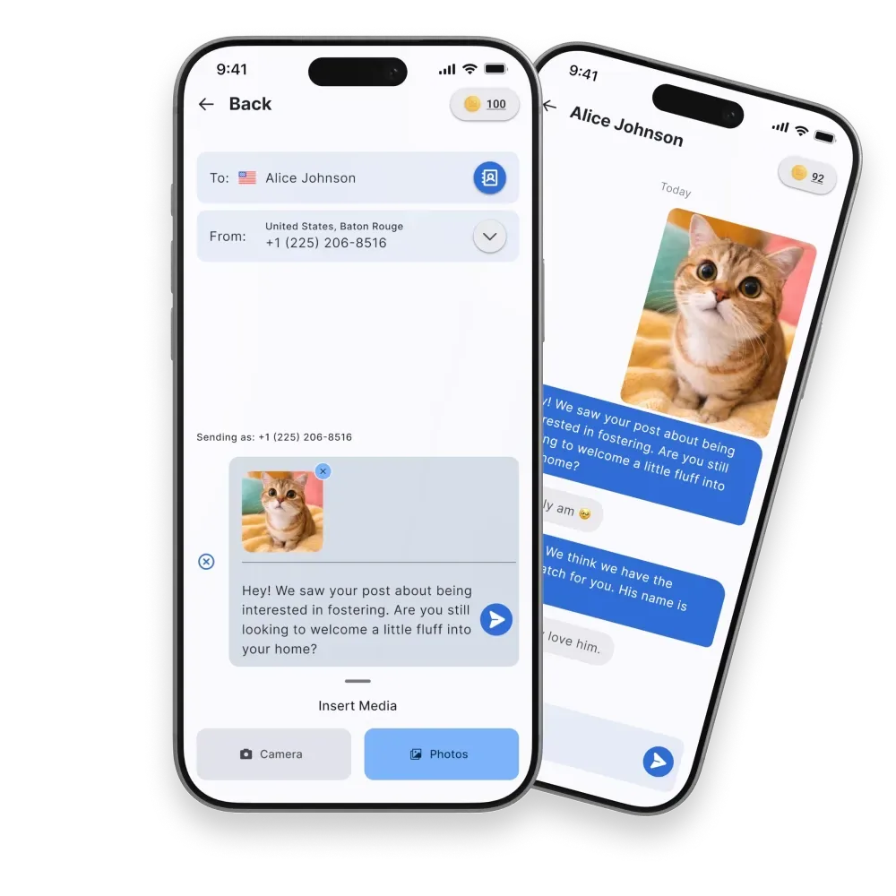 SEND TEXTS ANYTIME, ANYWHERE