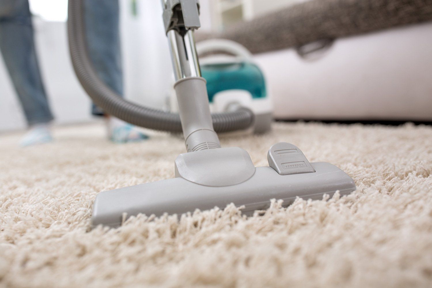 Woman with Vacuum Cleaner — Beaver, PA — A-1 Carpet Cleaning