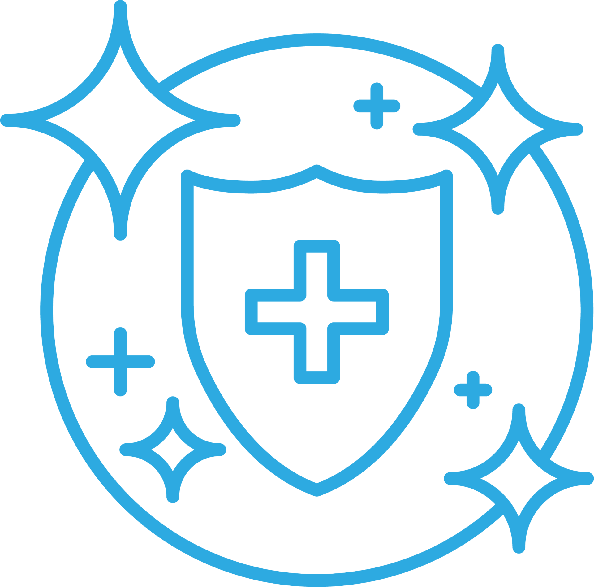 COV-RID High Level Disinfectant Pictogram for fog now dissipated