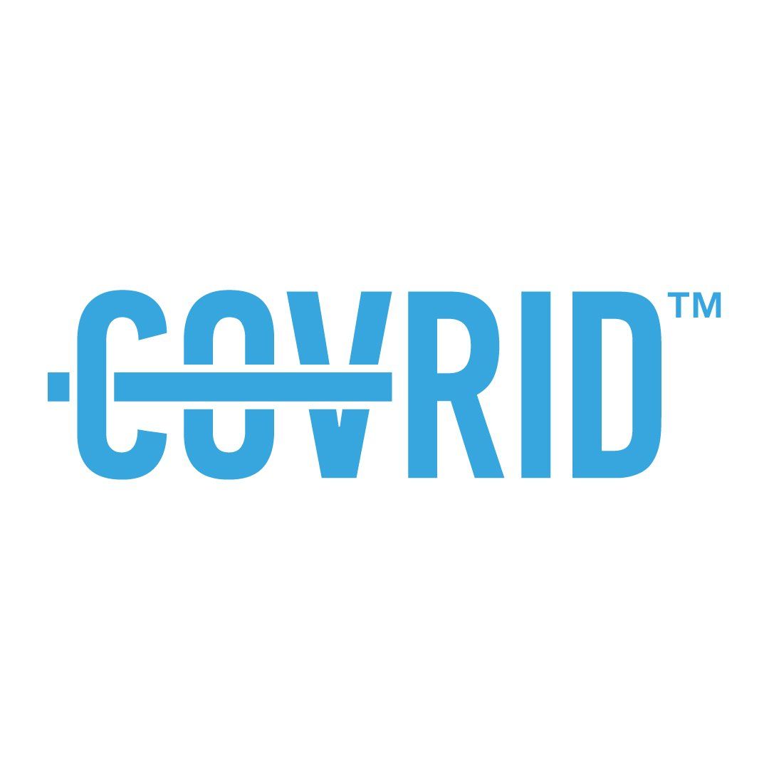 Full Blue Logo of COV-RID High Level Disinfectant