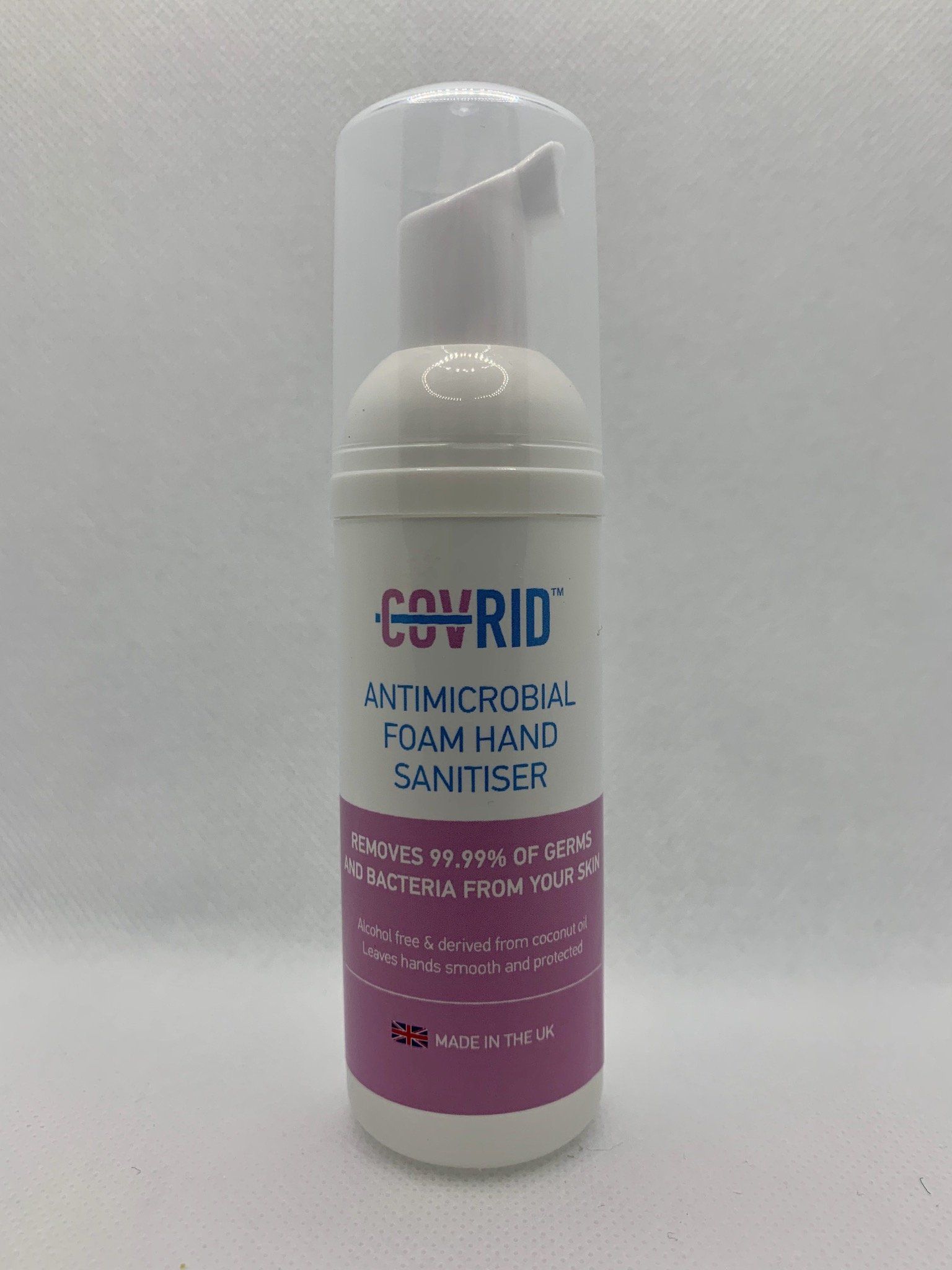 COV-RID Alcohol Free Antimicrobial Foam Hand sanitiser 50ml Bottle