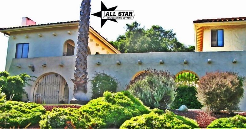 A house with a sign that says all star on it