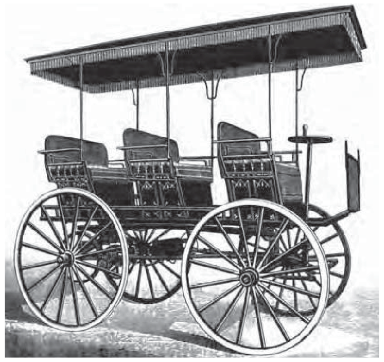 In the 1880s and 1890s, William Morrison built the first electric car in the United States, which was a six-seater.