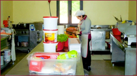 Preparazione di torte scenografiche