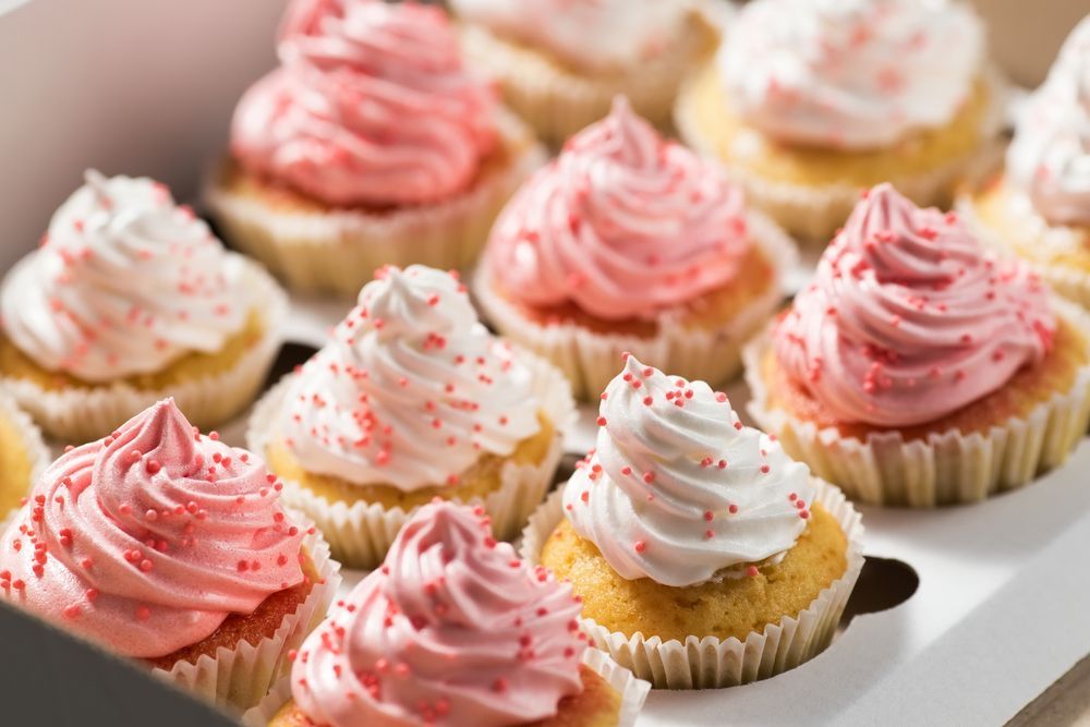 Pink and White Cupcakes — Pink Up Gold Coast in Southport, QLD