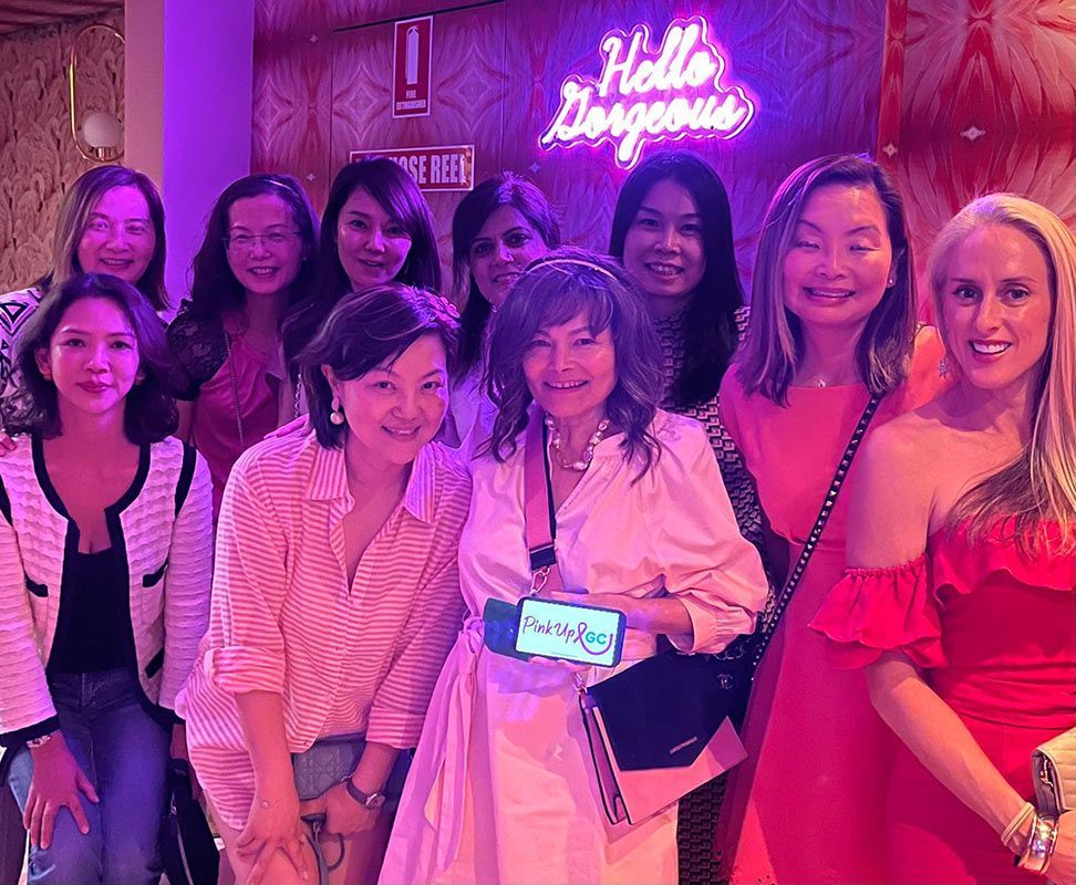 A Group Of Ladies Dressed In Pink — Pink Up Gold Coast in Southport, QLD