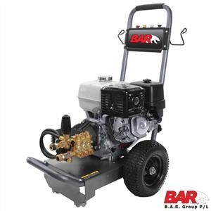 A bar pressure washer with a honda engine