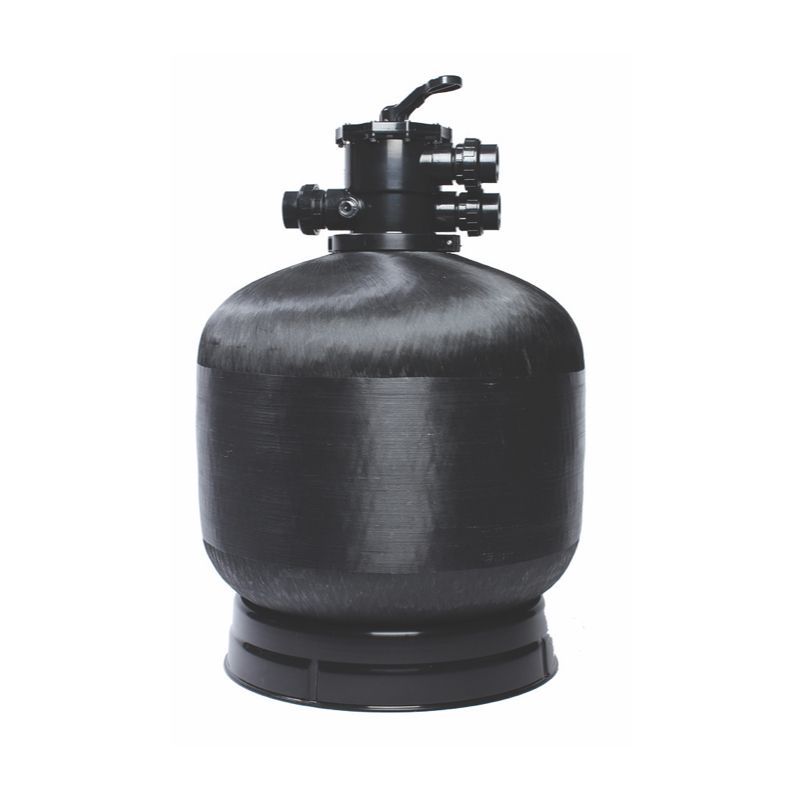 A black cylinder with a valve on top of it