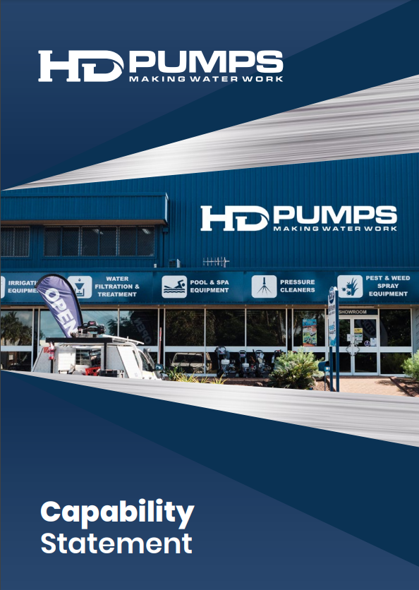 A capability statement for hd pumps making water work