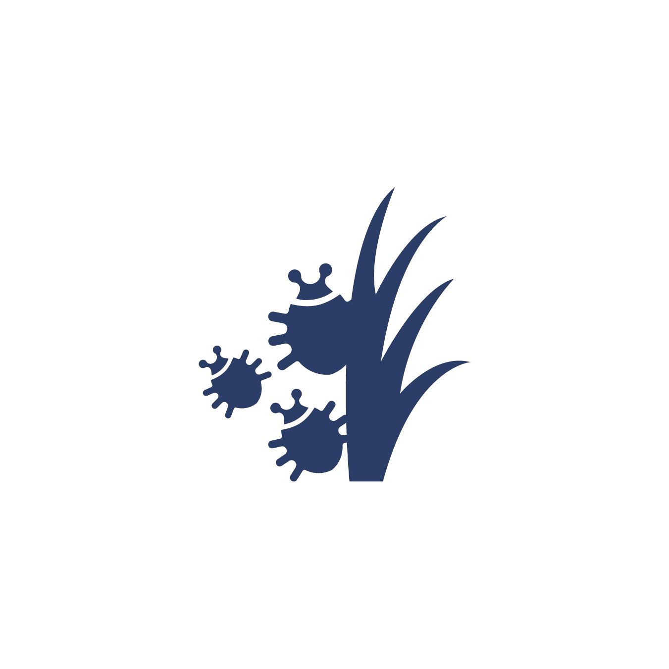 A frog is standing next to a plant with a crown on its head.