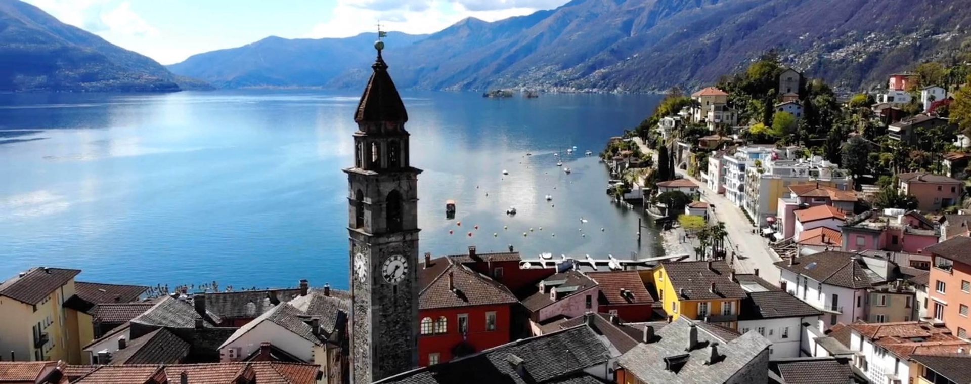 Aerial View of Boca Kotorska, Croatia