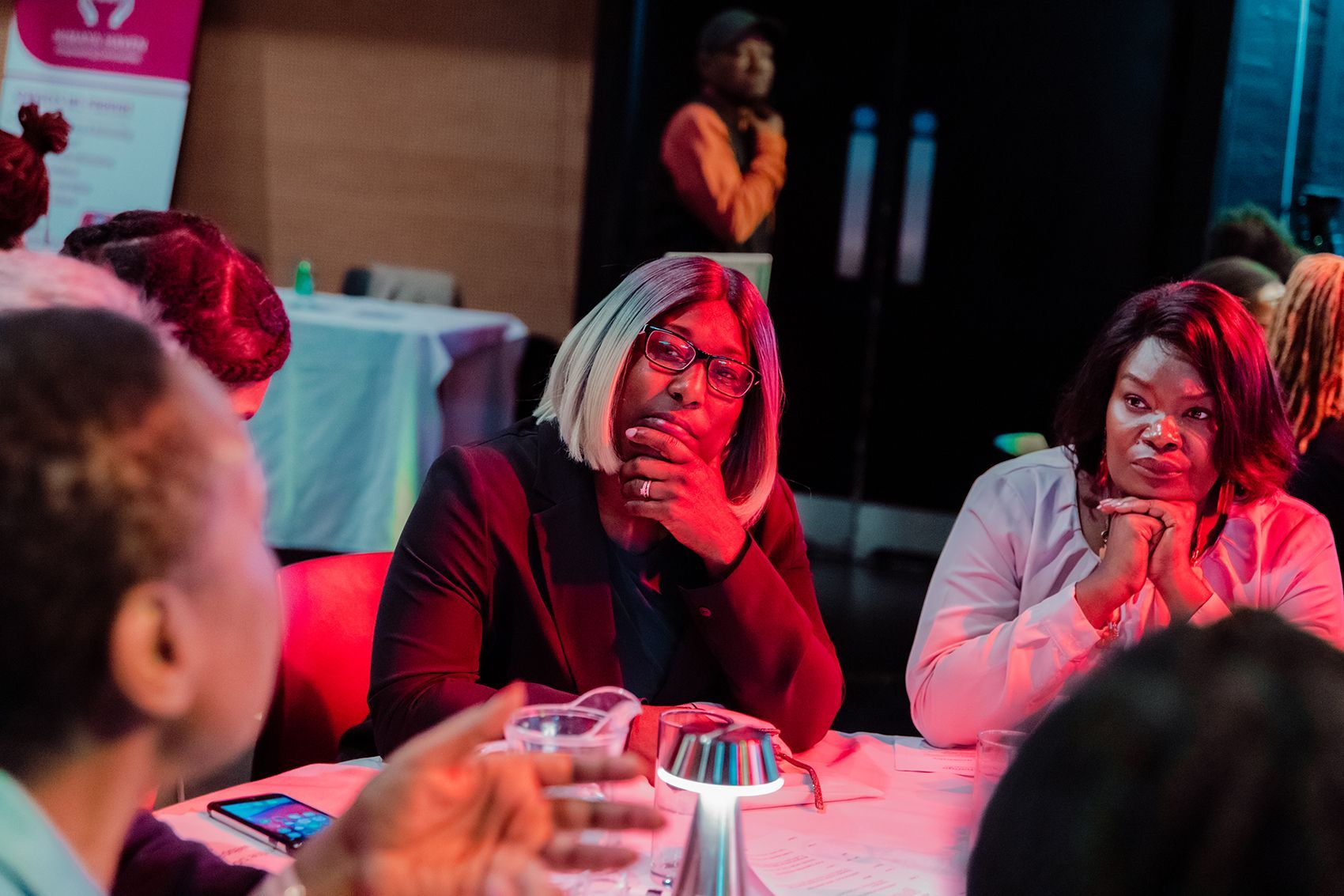Audience listen to presentations