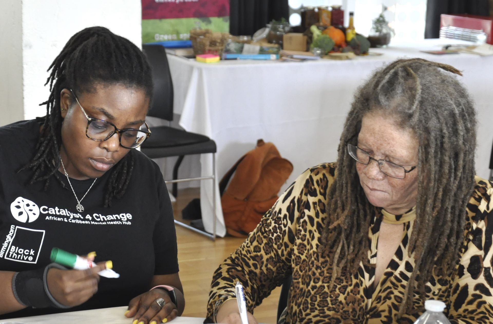 Delegates in discussions and debates